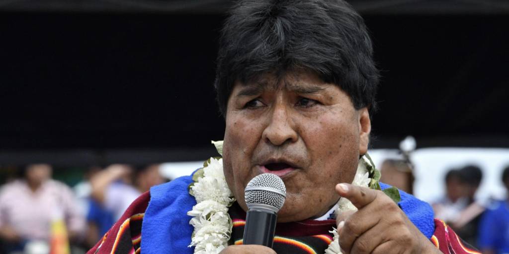 Evo Morales, expresidente y líder del MAS