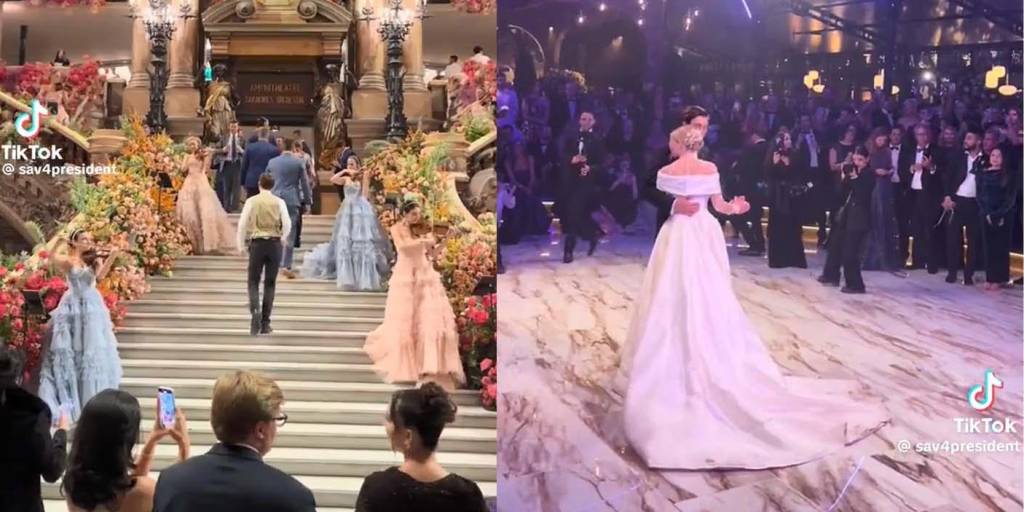 Una lujosa boda se celebró en el palacio de Versalles