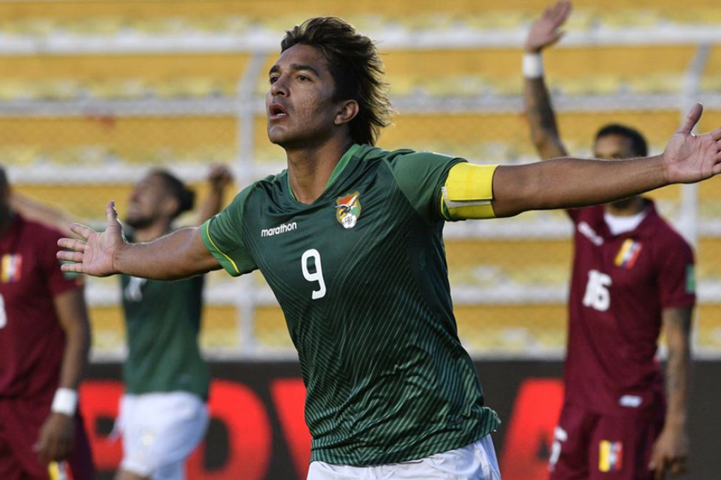 Martins fue el goleador de las eliminatorias con la selección boliviana.