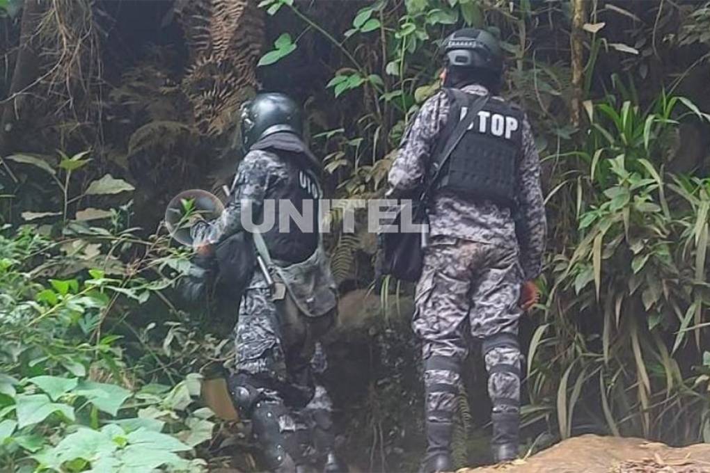 La Policía desplegó un operativo en la zona tropical de Zongo