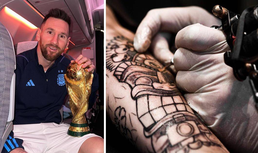 The impressive tattoo that a Colombian got after the consecration of Argentina