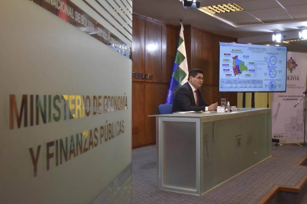 El ministro de Economía y Finanzas Públicas, Marcelo Montenegro