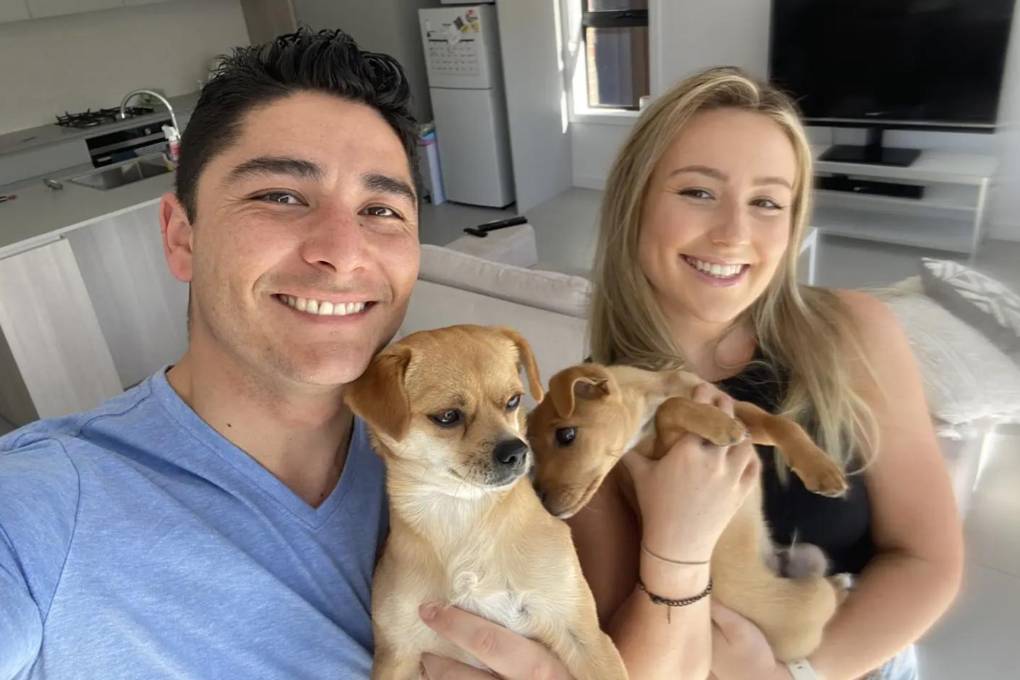 Heraldo y su esposa Indi