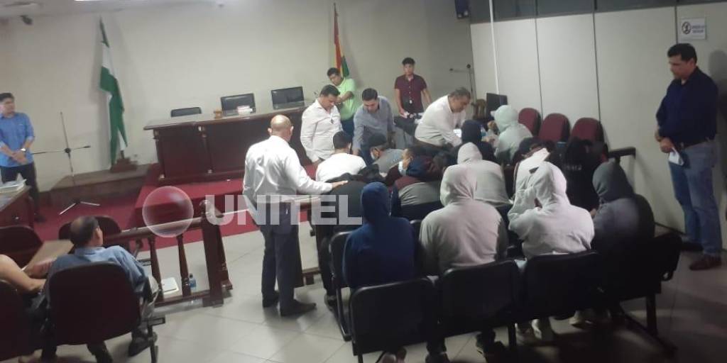 Los 12 acusados son acusados de al menos 8 delitos, de acuerdo con el Ministerio Público
