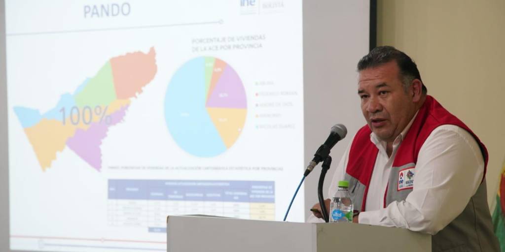 El director del INE dio los detalles del avance de las labores en Bolivia
