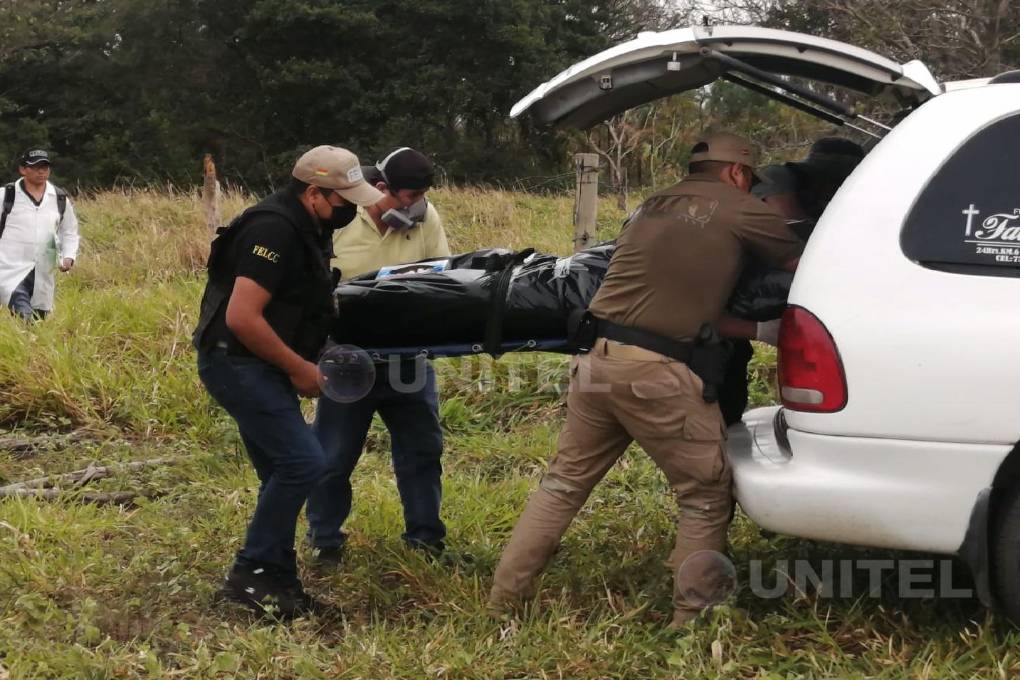 Los restos fueron trasladados a la morgue del hospital de la Pampa de la Isla