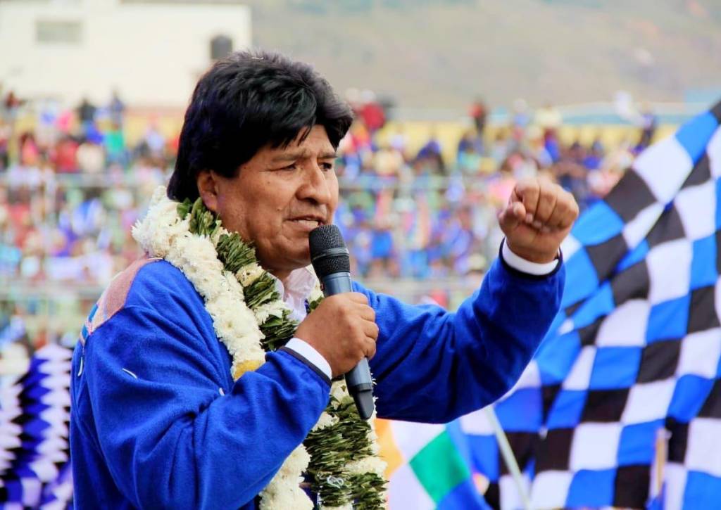 Evo Morales es líder del Movimiento Al Socialismo (MAS)
