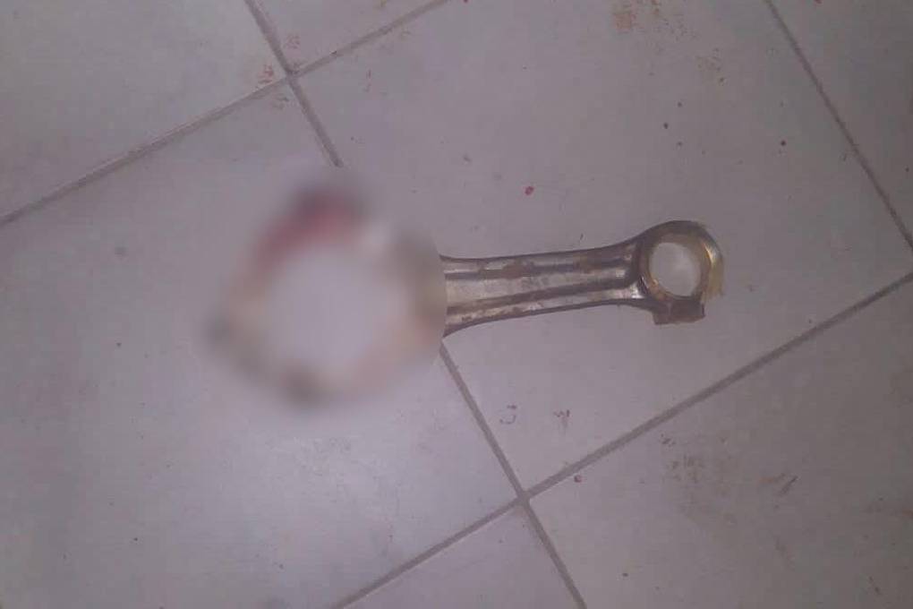 Herramienta (Biela) con la que golpearon a Blanca Elena