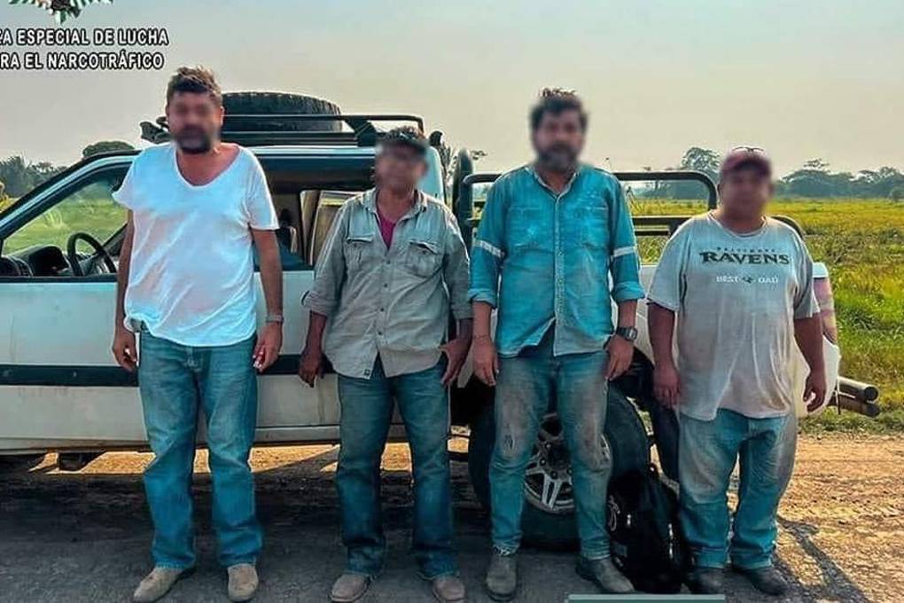 Aprehendidos en Portachuelo 