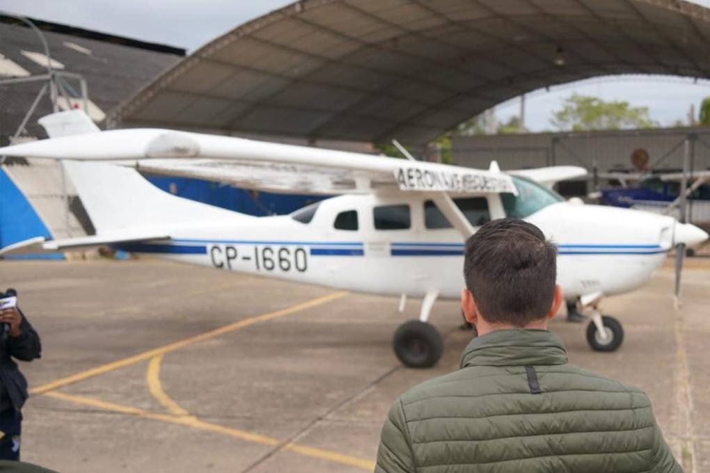 Avioneta secuestrada en operativos del Ministerio de Gobierno