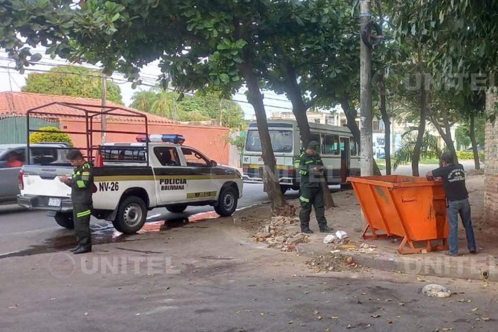 Una pierna mutilada fue encontrada en un contenedor de basura en Santa Cruz 