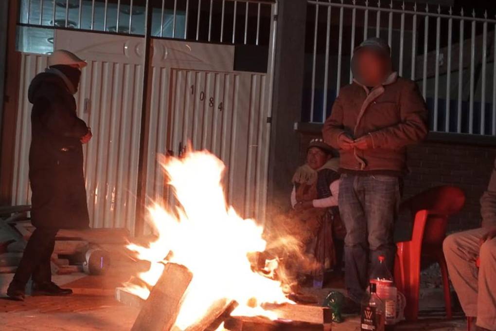 Fogata prendida en la urbe alteña 