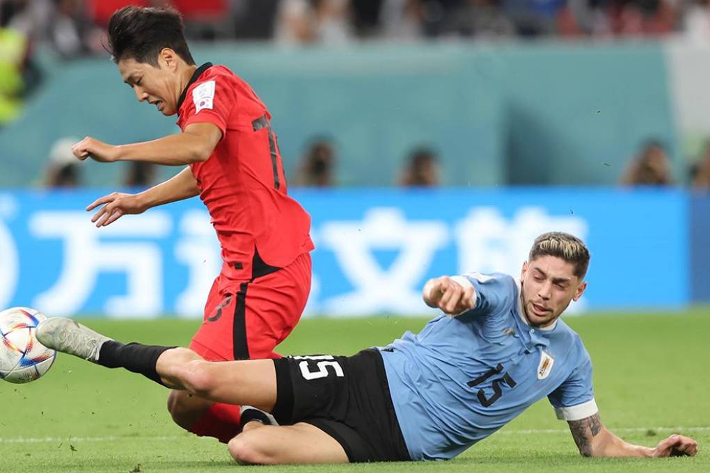 Empate entre Uruguay y Corea del Sur