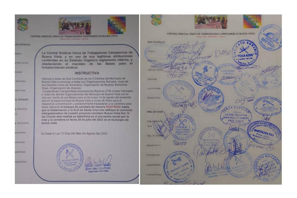 Este es el comunicado de los campesinos que perfilan un bloqueo indefinido