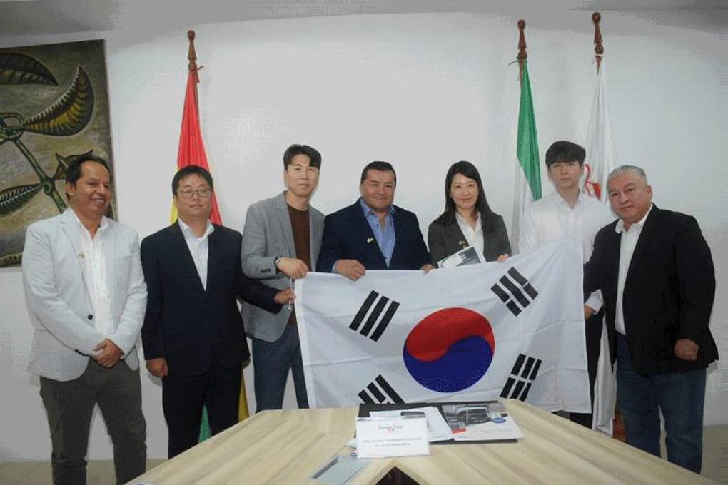 En días pasados, el alcalde se reunió con la delegación de Corea del Sur