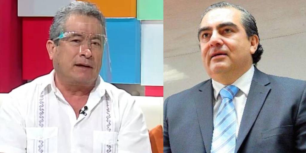 Pedraza (iz) y Siles (dr) se refirieron a las protestas en Santa Cruz