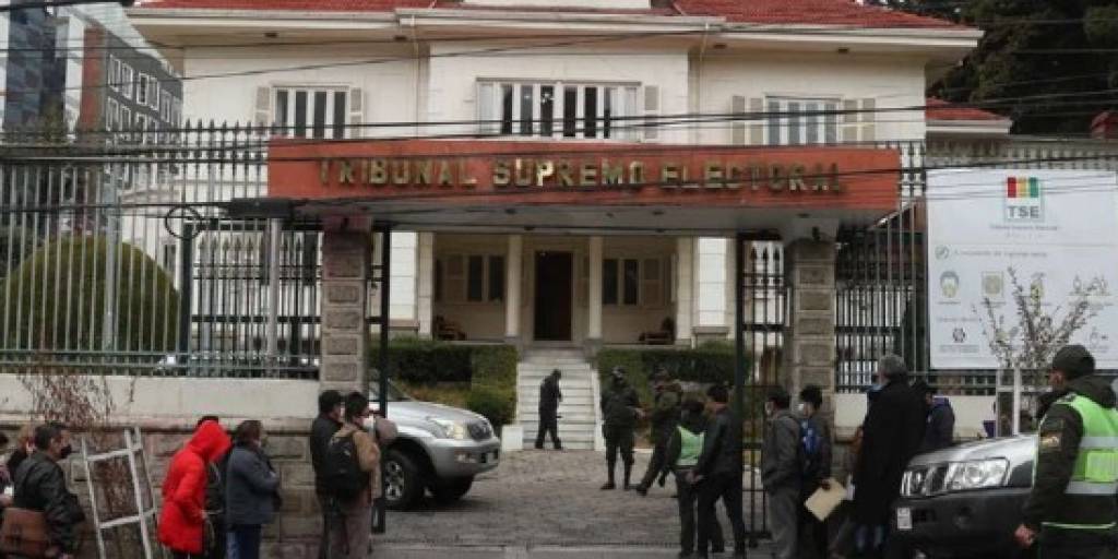 Sede del TSE en La Paz. Foto: Archivo