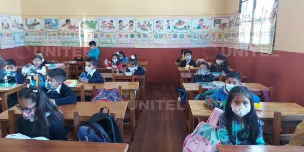 Educación presencial en La Paz (Foto: Unitel)