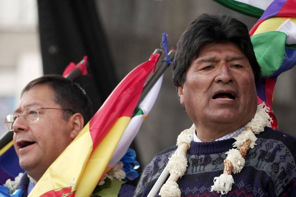 Las organizaciones sociales se dividen entre Luis Arce y Evo Morales