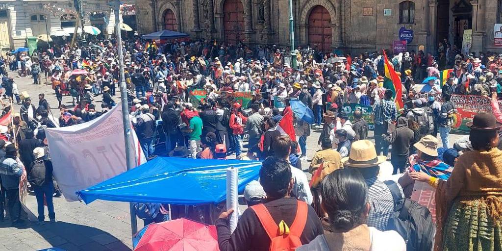 Cabildo realizado en La Paz.