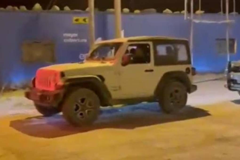 Vehículo recuperado en Potosí la noche del lunes