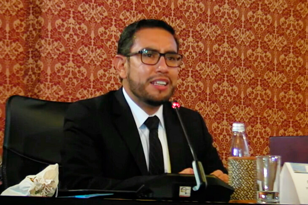 El magistrado boliviano, Gustavo García Brito