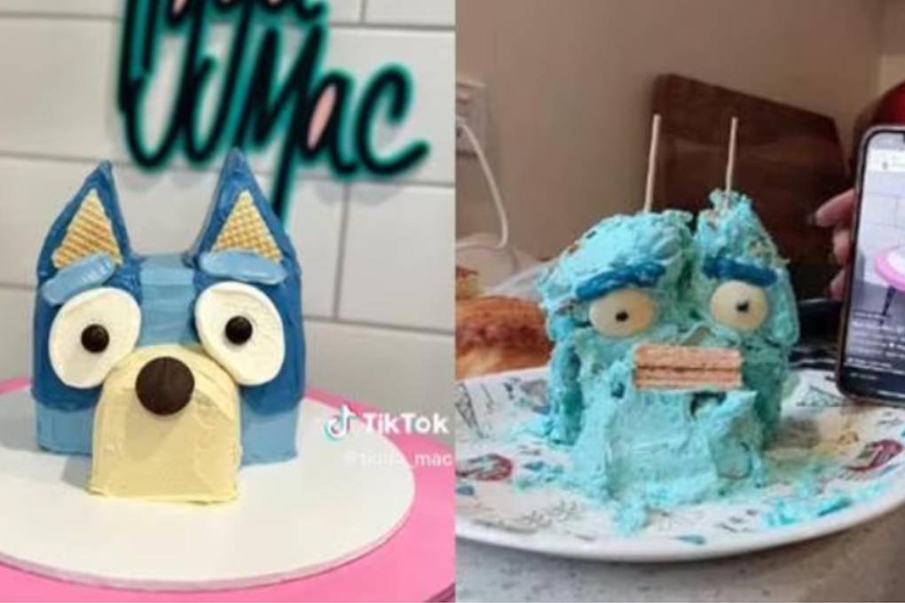 El resultado de la torta de la serie ‘Bluey’