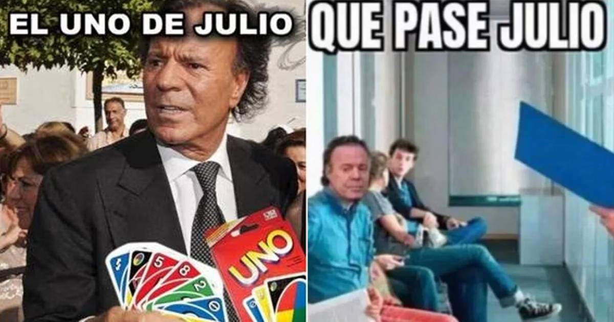 Lleg Julio Los Memes M S Graciosos De Julio Iglesias En El Inicio De