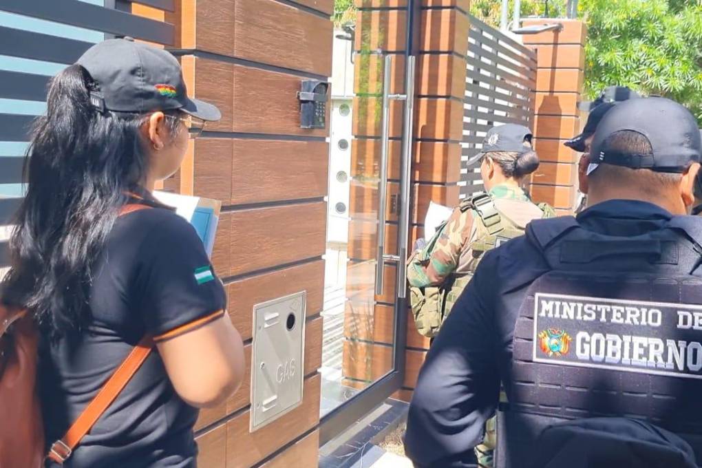 El allanamiento se realizó este viernes en la zona norte cruceña
