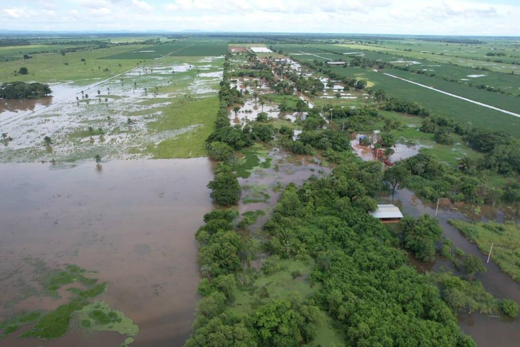 Inundación en el municipio cruceño de San Julián