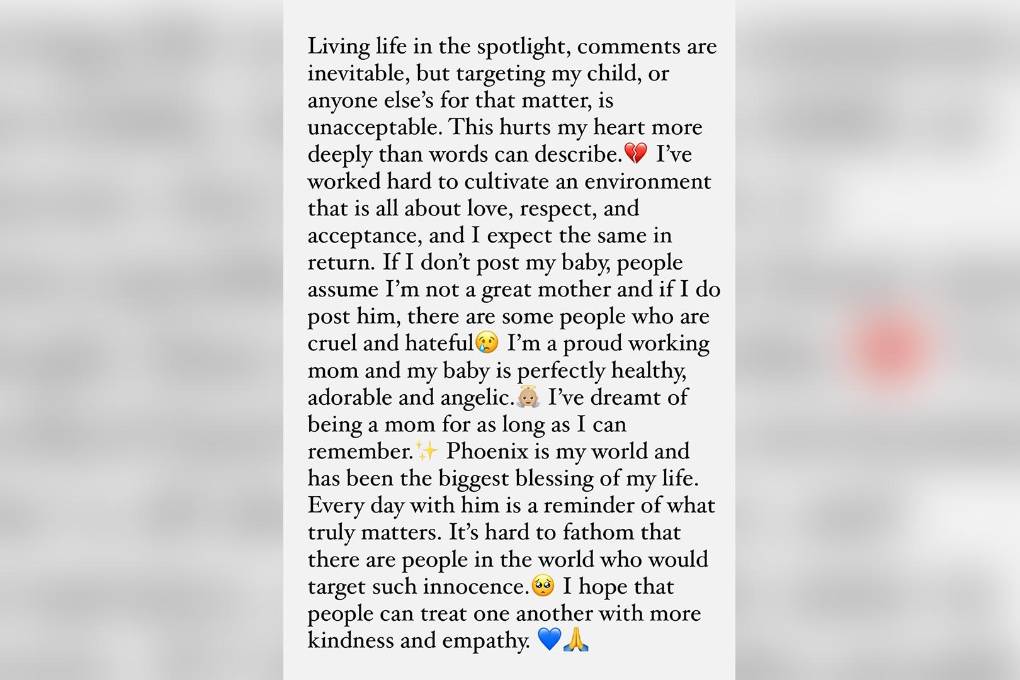 Paris Hilton se pronunció respecto a las críticas de su bebé