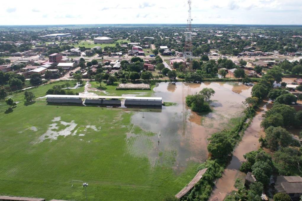 Inundaciones en el municipio de San Julián.