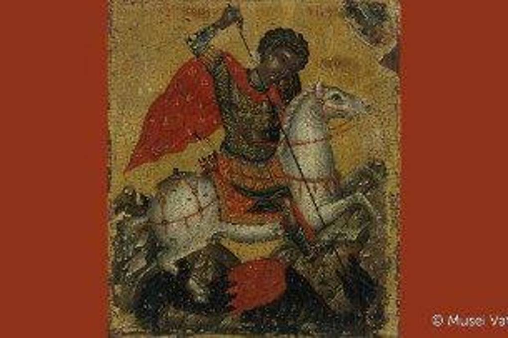 Imagen de la figura de San Jorge.