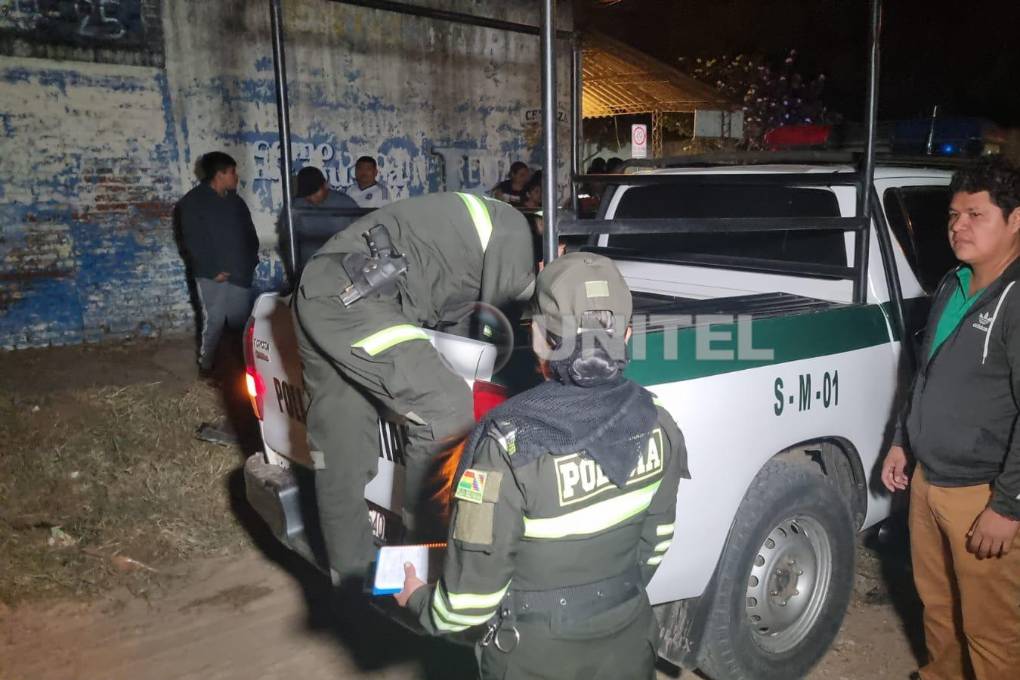 El hecho se registró en Santa Cruz este viernes