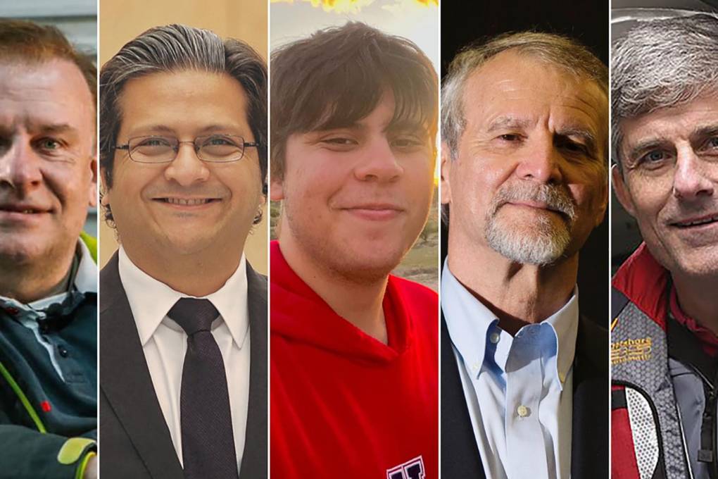 Los cinco fallecidos en el accidente 