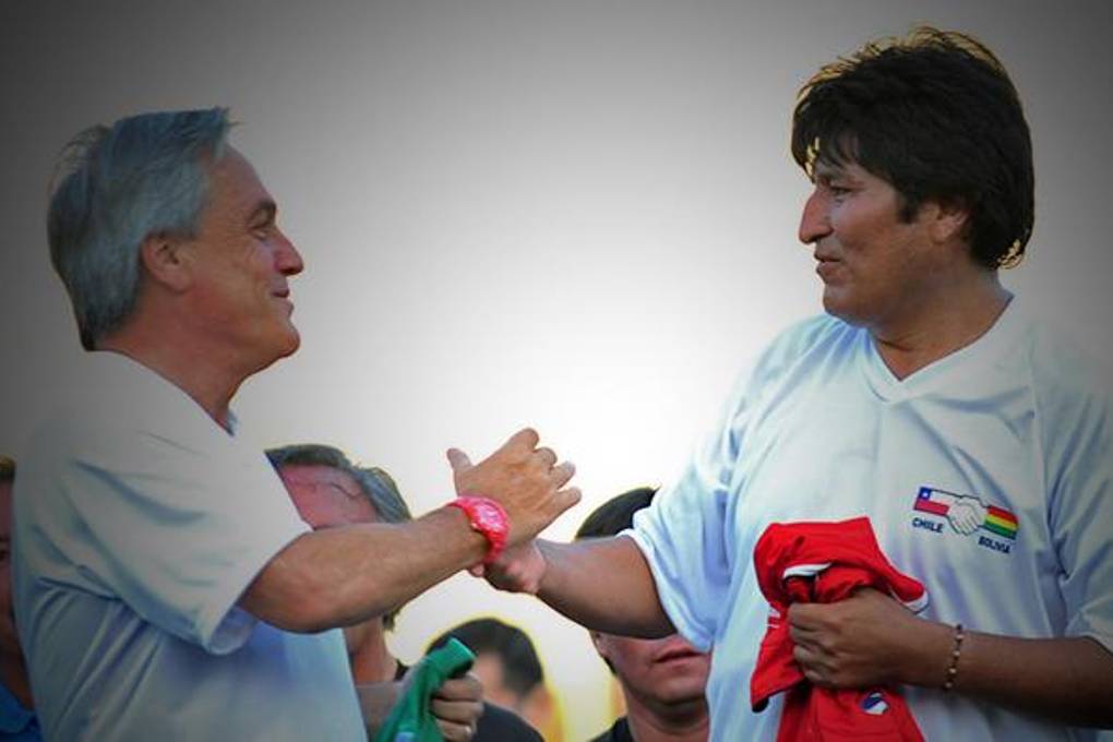 Piñera y Morales cuando el chileno iniciaba su mandato