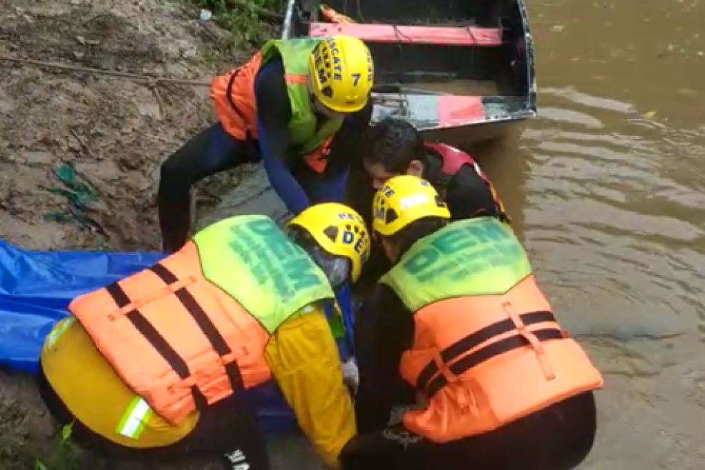 Rescatan el cuerpo sin vida de un hombre en el río San Julián en San Ramón