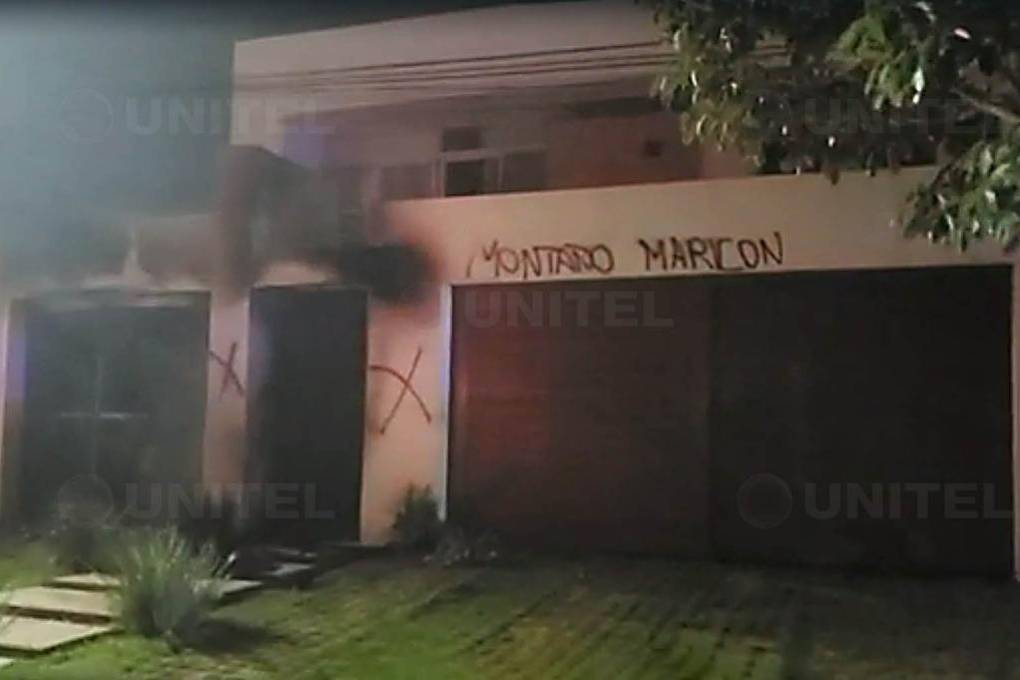 Ingreso de la vivienda de Montaño tras el siniestro.