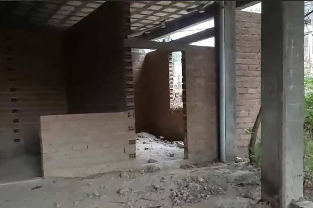 Obra del Hospital del Niño en Cochabamba