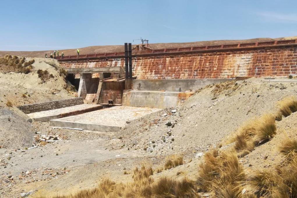 Una de las represas de El Alto.