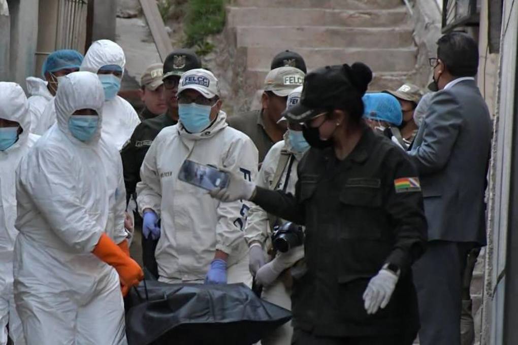 El cuerpo fue llevado a la morgue judicial de La Paz 