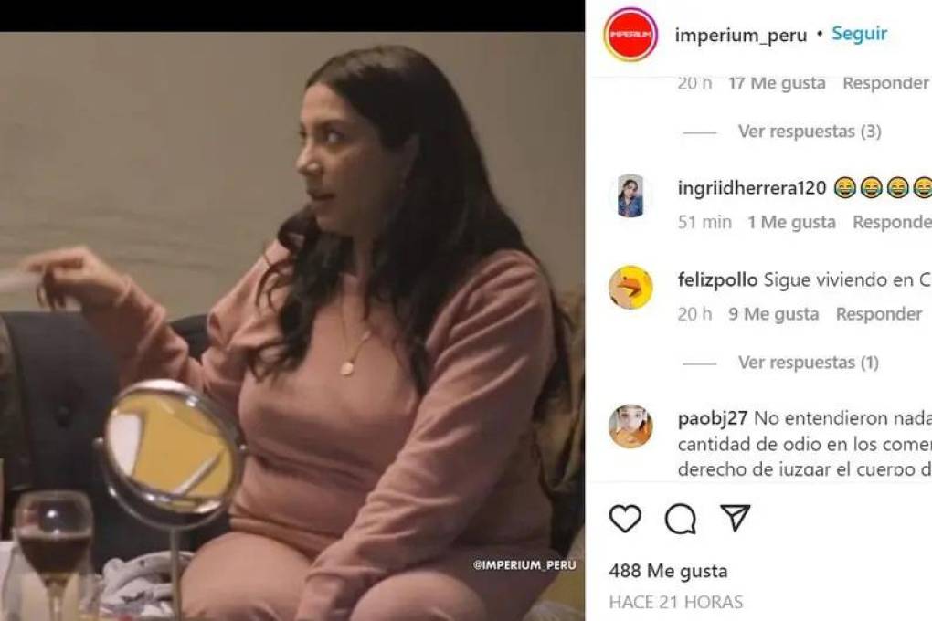 La foto provocó comentarios negativos