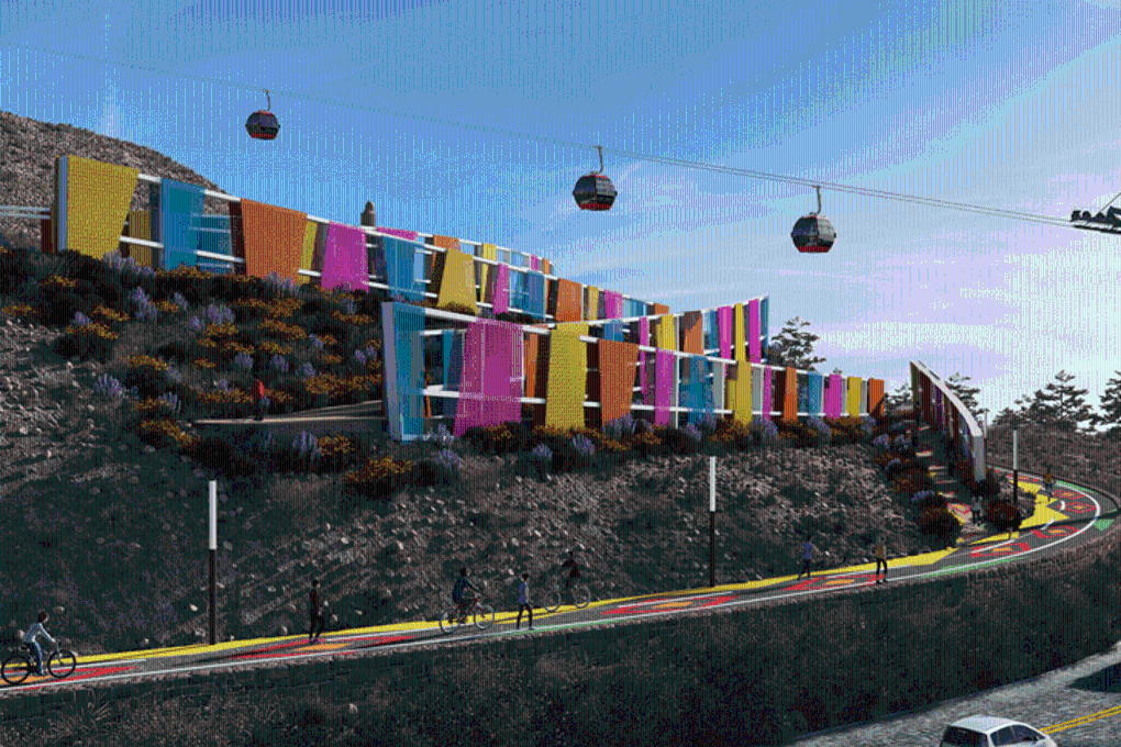 Imagen en 3D del Parque Lineal Metropolitano