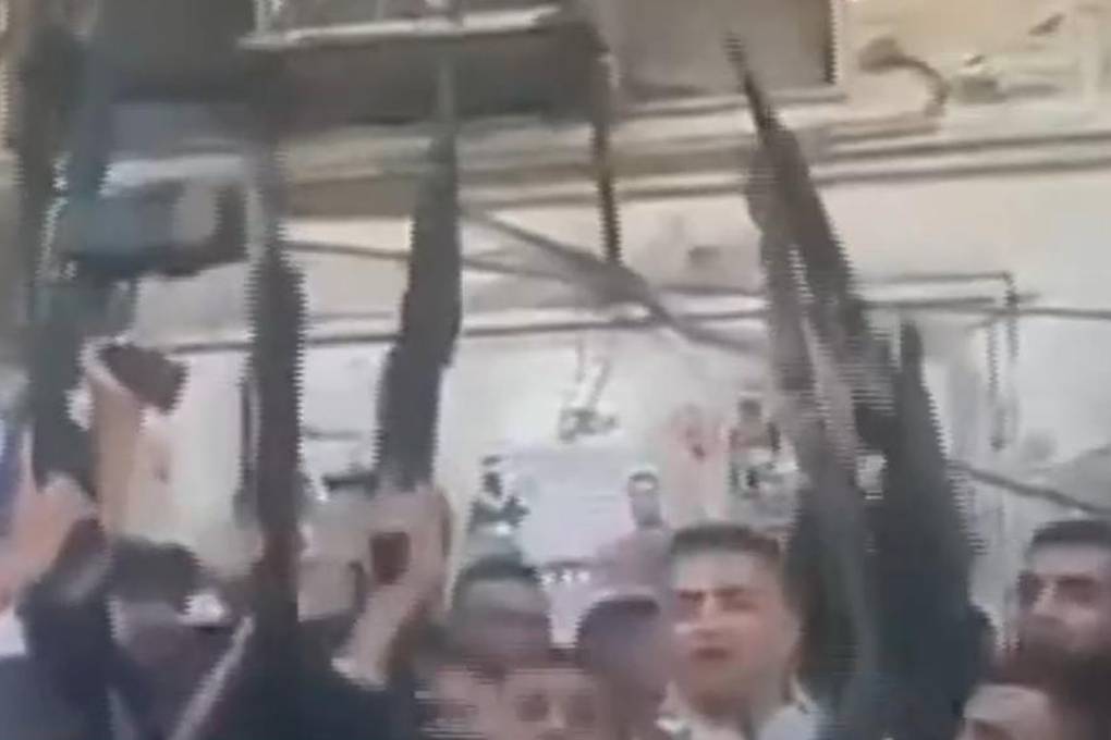 Una imagen de los videos que circulan en las redes sociales