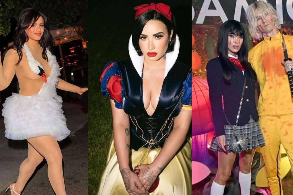 Rosalía, Demi Lovato, Megan Fox y Machine Gun Kelly y Kourtney Kardashian