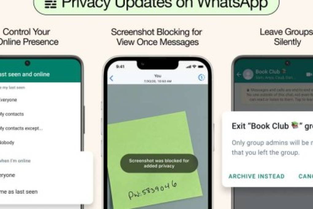 “Más privacidad y más control”: Estos son los 3 cambios que se vienen en WhatsApp