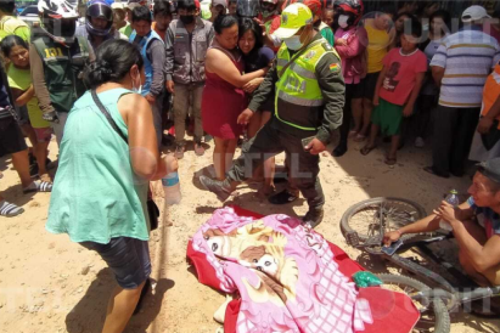 Menor pierde la vida tras ser arrollado por una volqueta, otras tres personas están heridas
