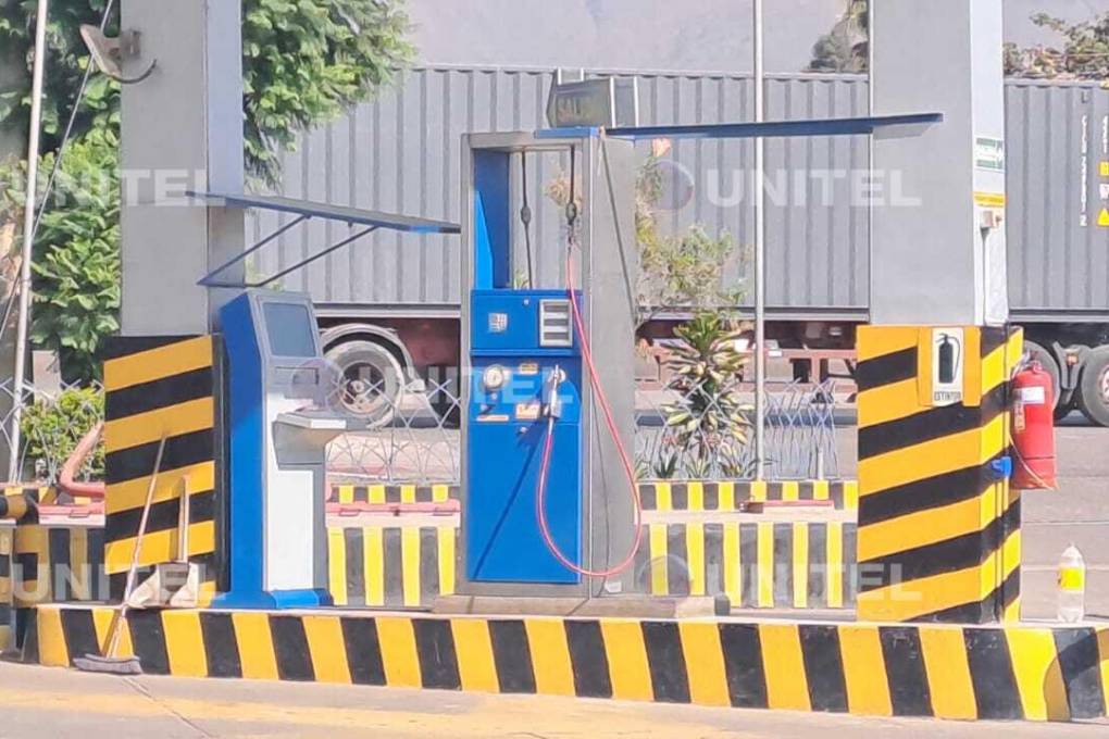 El surtidor fue atracado durante el turno nocturno.