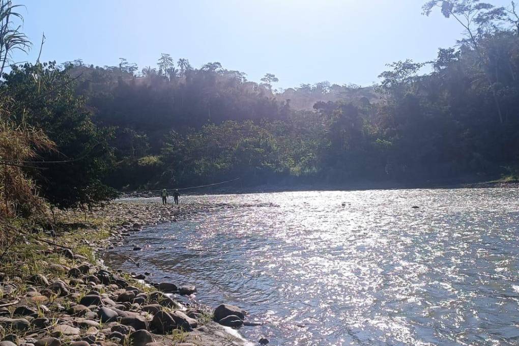 Rio donde fue hallado el cuerpo sin vida de una persona 