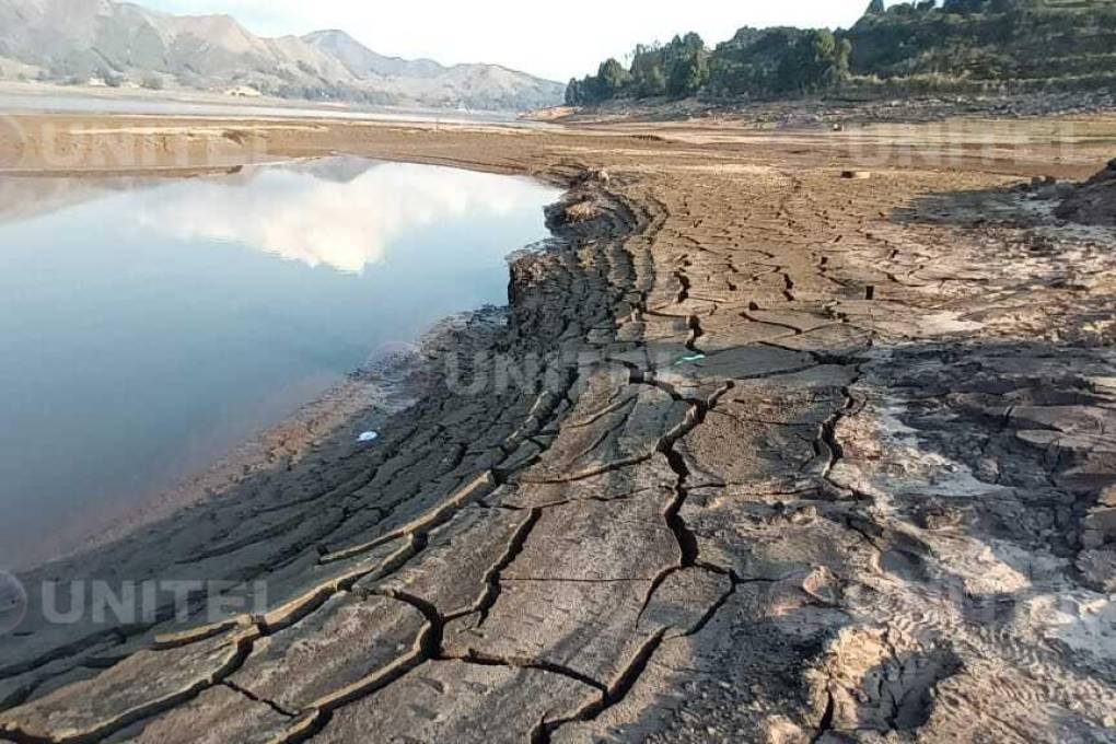 Laguna de Corani se queda sin agua
